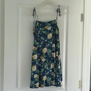 Old Navy Floral Mini Dress - Blue and Yellow